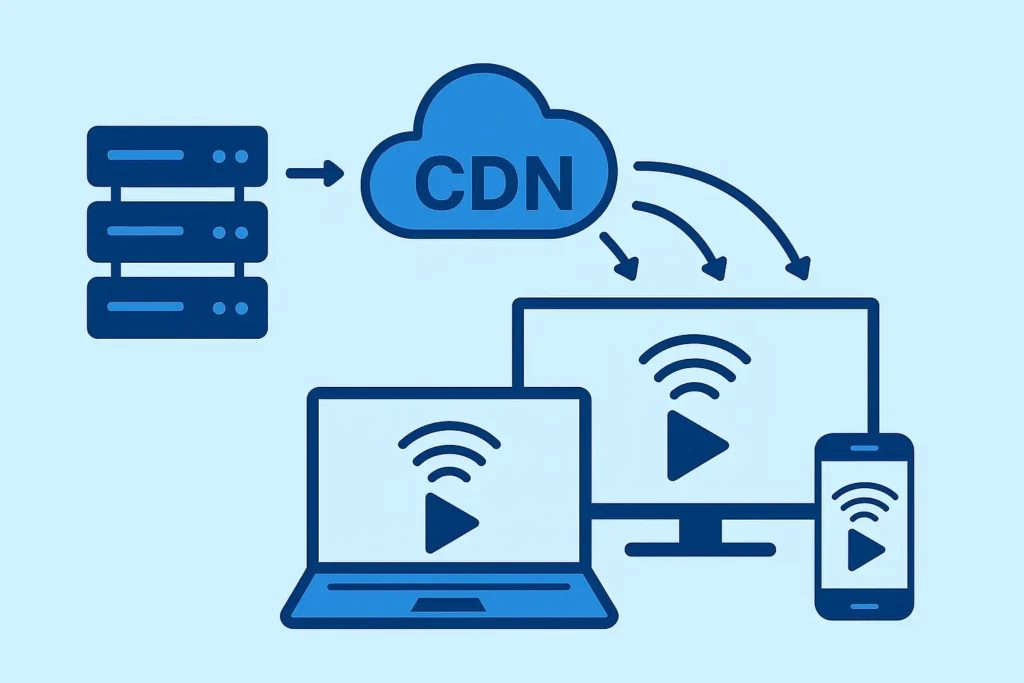 How IPTV works behind the scenes with servers, CDN, and streaming devices.
